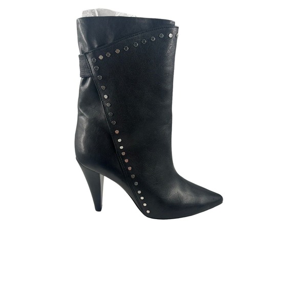 IRO CHLONE $795 Studded Leather Ankle Boots Moto US5.5 FR36 Made in Portugal - Picture 5 of 16